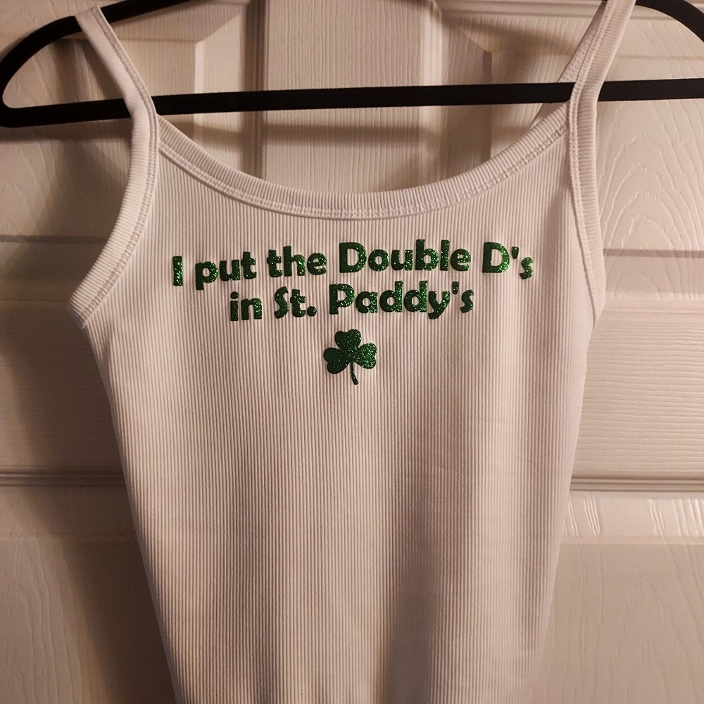 i put the double ds in st paddys crop top i'm Magically Crop top St Patricks Say